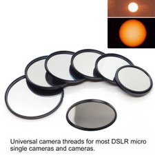 Camera Lens 52mm/55mm/58mm/62mm/67mm/72mm/77mm/82mm UV Filter Solar Film Sunspot
