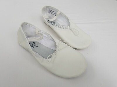 Womans Girls ABT American Ballet Theatre Spotlights White Ballet Slippers, 