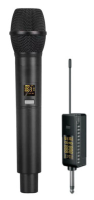 E-Lektron U-1 universal Funk-Mikrofon System Set UHF mit Ansteck-Empfänger NEU