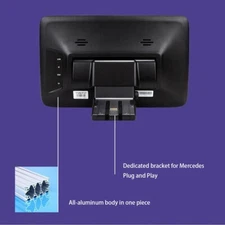 Rear Seat Entertainment System For Mercedes Benz Headrest Monitor Plug And Play