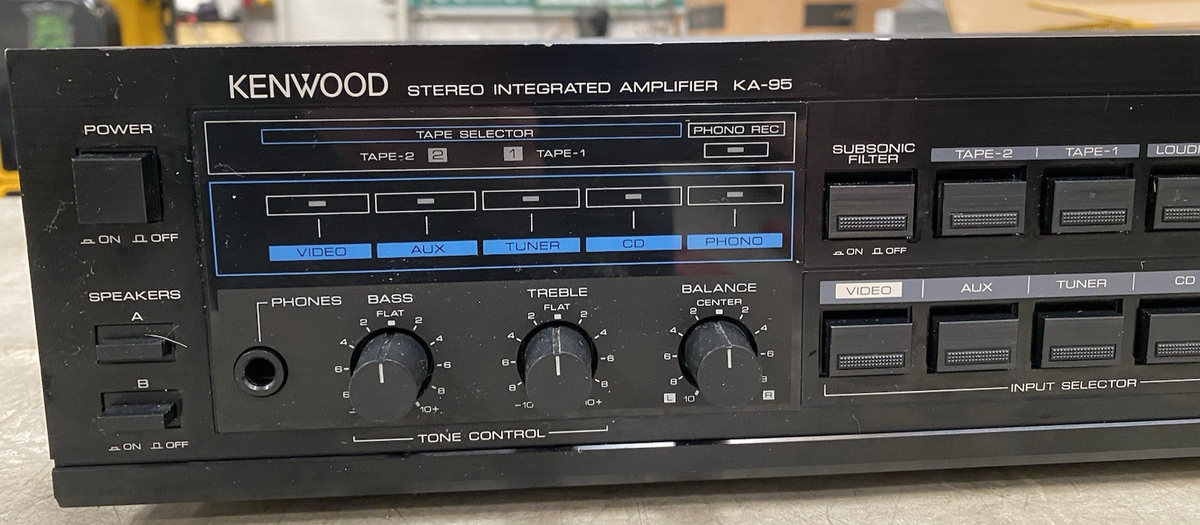 Kenwood KA95 Stereo Integrated Reciever - SHOWN WORKING | eBay