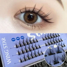 Little Devil Cos Natural Simulation False Eyelashes Single Cluster LashesMakeup⇓