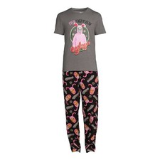 A Christmas Story Men's 2-Piece Lounge Sleepwear T-Shirt Top Pants Set: M-XL