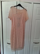 Ladies Blush Lace Dress