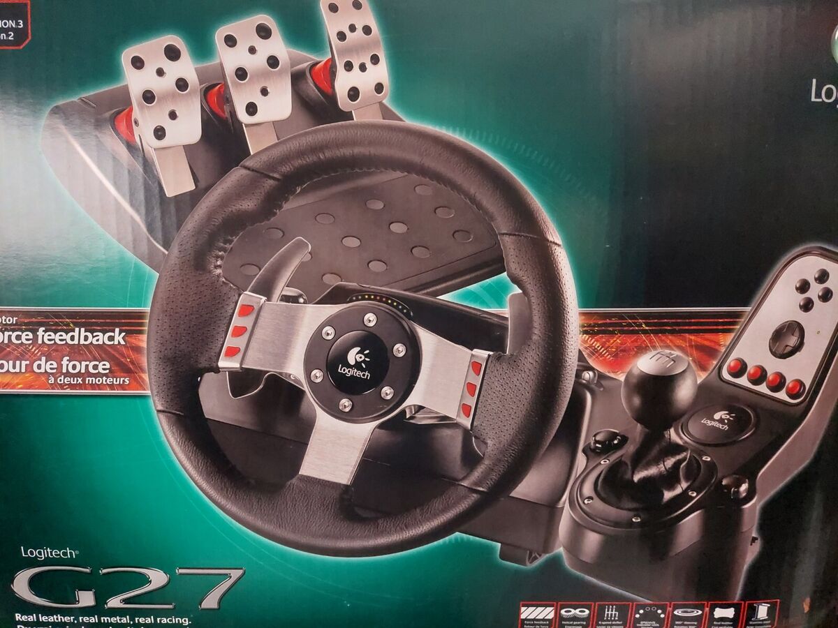 New SEALED Logitech G27 RACING WHEEL +Pedals +Shifter COMPLETE 941