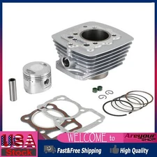 150CC CYLINDER PISTON GASKET KIT w/ 15MM PIN FIT HONDA CG125 CG150 GY150 162FMI