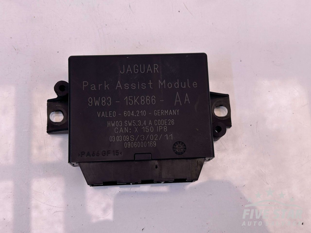 Jaguar XF Parking Assist Control Module Unit 3.0 D (241 HP) 9W83-15K866-AA