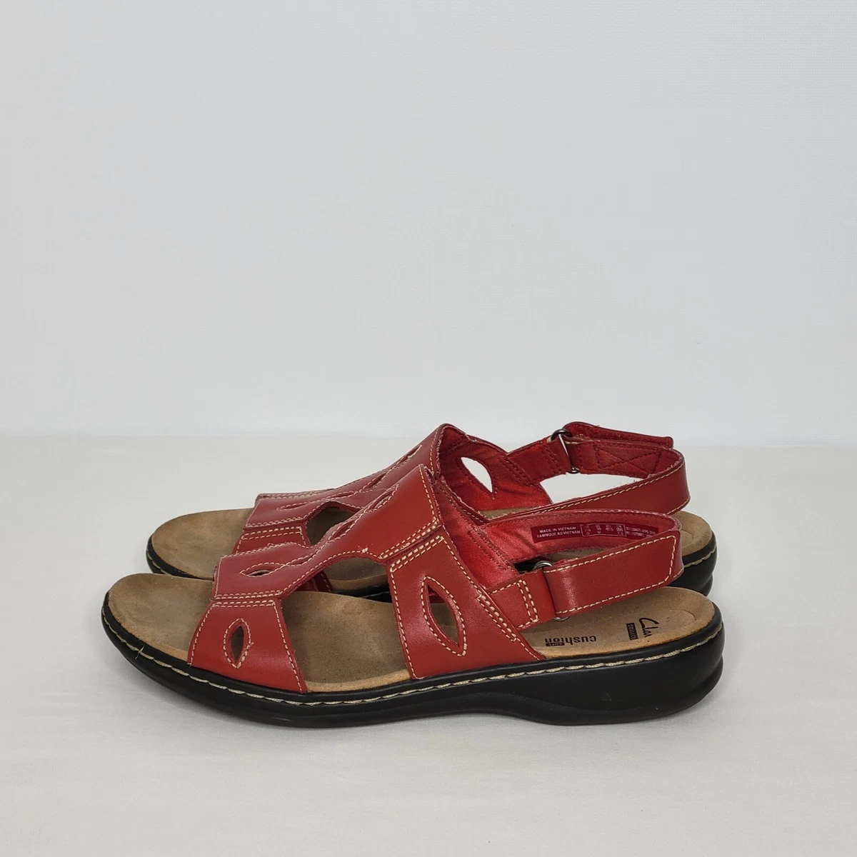 Clarks collection soft sales cushion womens sandals