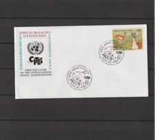FDC-Especies Amenazadas-Animales--1997-ONU-Ginebra