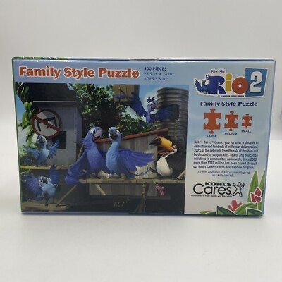 Rio 2 Family Style Puzzle 500 Pieces 23.5