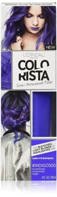 L'Oreal Paris Indigo500 Colorista Semi-Permanent Hair Color for Blondes - NEW!