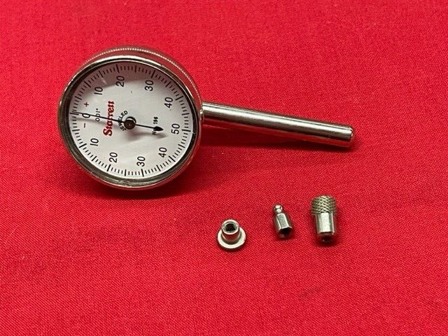Starrett 196B5 Universal Back Plunger Dial Indicator, Adaptor Only