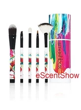SMASHBOX ART LOVE COLOR BRUSHES 6PC BRUSH SET FOUNDATION LIP SHADER FAN BROW NIP