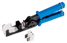 110 Punch Down Crimping Tool for RJ45 45° Keystone Jacks Cat5e Cat6 Crimper