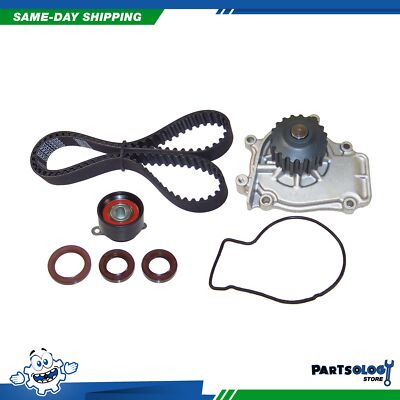 DNJ TBK209WP Timing Belt Kit Water Pump For 88-91 Honda Prelude 2.0L DOHC 16v