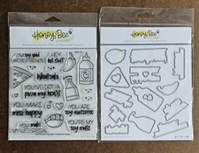 Honey Bee Stamps - Soy Mates - Photopolymer Cling Stamp  Die set, NIP