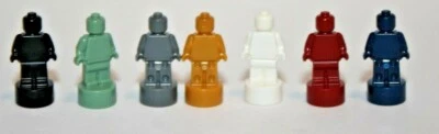LEGO BULK LOT OF 7 MINIFIGURE UTENSIL STATUETTE/TROPHY #90398 GREEN GOLD WHITE - Image 1 of 4