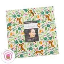 Moda JUNGLE PARADISE Stacy Iest Hsu LAYER CAKE 42 10" Squares Quilt FABRIC