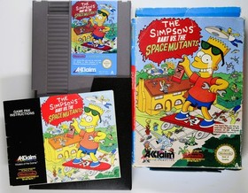 Simpsons Bart vs Space Mutants NES 1991 COMPLETE | PAL | TESTED | ACCLAIM