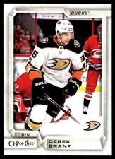 2018-19 O-Pee-Chee #434 Derek Grant Anaheim Ducks Hockey Card