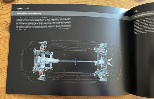 AUDI RS4 Quattro Price And Specification Brochure November 2005 - Picture 3 of 5