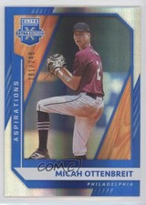 2021 Panini Elite Extra Edition Aspirations Blue /249 Micah Ottenbreit #114 7fq