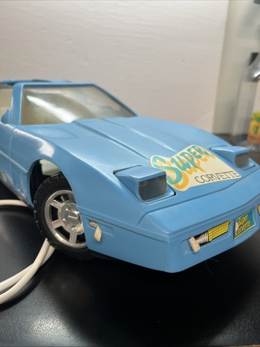 Barbie Super Corvette Veicolo Cablato Controllato da Playmates 1985 Funzionante Leggi W2 - Foto 6 di 13