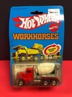 Hot Wheels #1169 Peterbilt Cement Mixer. Workhorses "Moving Parts"