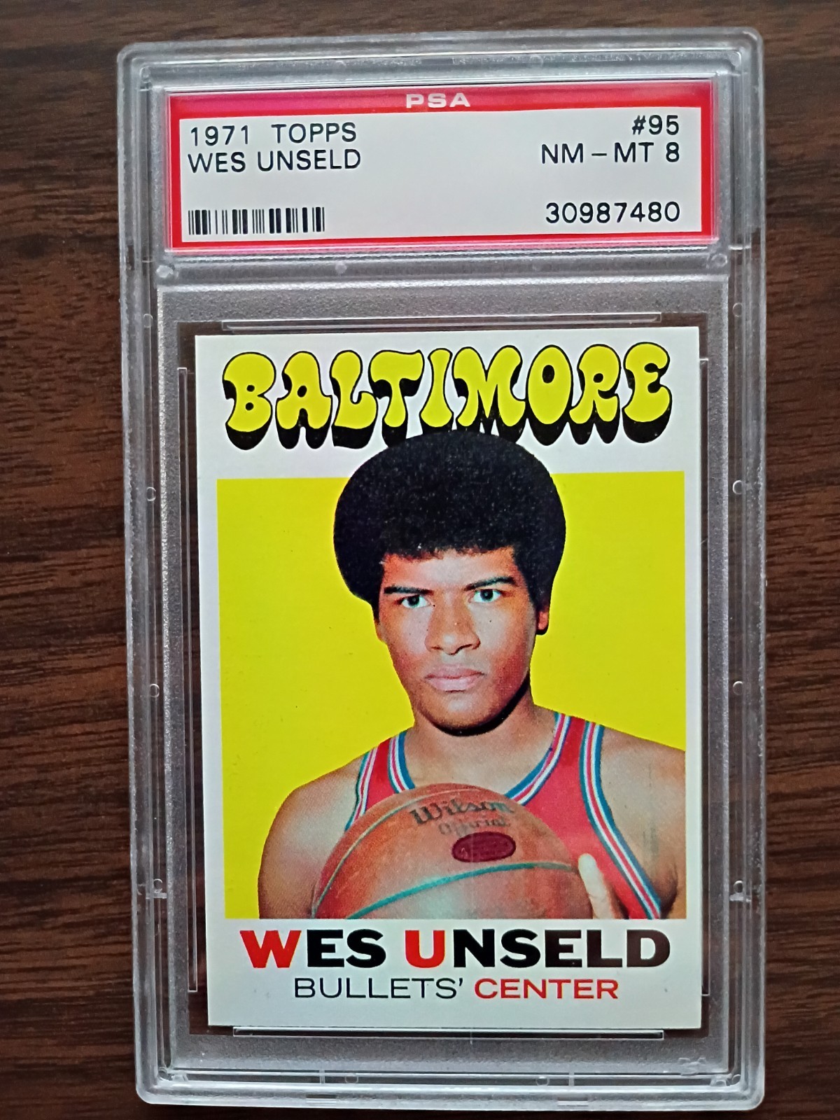 1971-72 Topps Wes Unseld #95 PSA 8 NBA Basketball | eBay