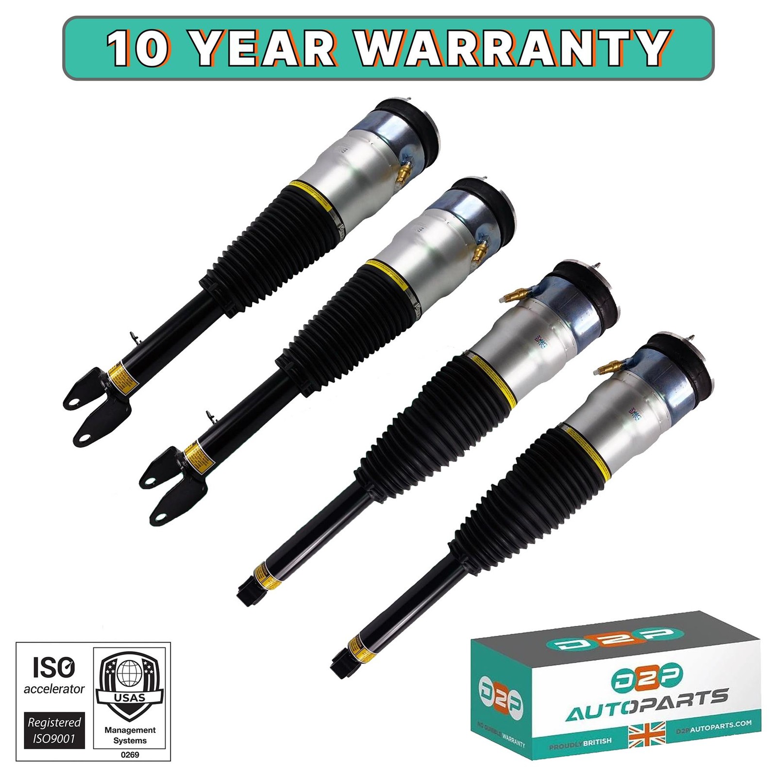 Rear Right or Left Air Suspension Shock Strut For Tesla Model S 5YJS 2011-2015 - Image 4