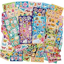 36 Sheets Stickers for Kids - Cute Stickers for Scrapbooking - Mixed Stickers