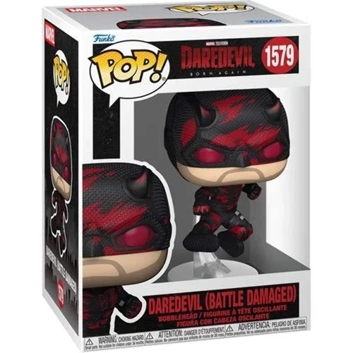 Pop Marvel Daredevil: Born Again Season 2 Daredevil (Battle Damaged) Figure