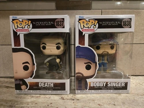 Funko Pop - Supernatural - Death 1837 - Bobby 1838