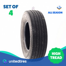 Set Of 4 Used Lt 24575r16 Bridgestone V-steel Rib 265 120116s - 8.532