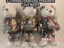 Limited Treasures Presidential Coin Bears Adams Jefferson Reagan NEW SEALED