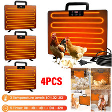 200W Chicken Coop Heater Safe Radiant Spae Heat Energy Chick Pet Cat Dog Warmer