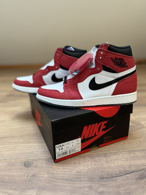Nike Air Jordan 1 Retro High OG Spider Man Origin Story 44 / 10 US 555088-602