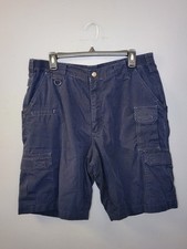 5.11 Tactical Shorts Men's 34 Navy Blue Cargo Taclite Pro Ripstop Utility 11"