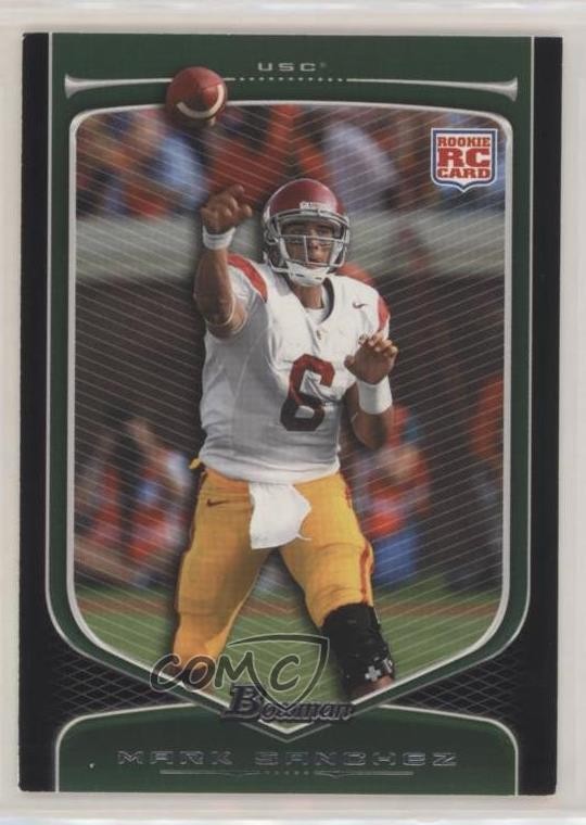 2009 Bowman Draft Picks Mark Sanchez #190 0g27