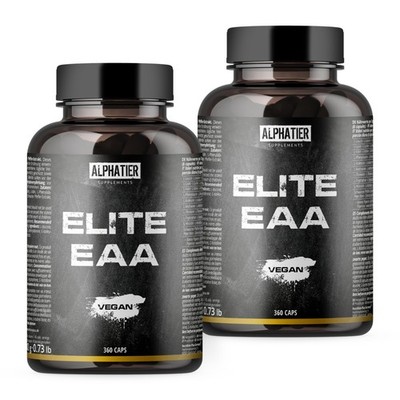 Hochdosierte EAA - 720 Kapseln vegan - EAAs Caps - essentielle Aminosäuren MHD