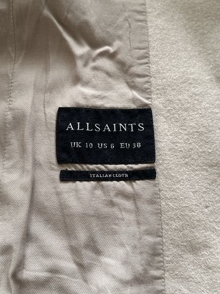 Women Allsaints Coat Beige 44