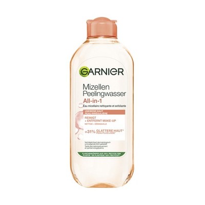 Garnier Mizellen Peelingwasser Gesicht Make-Up Entferner Hautpflege 400 ml