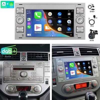 Autoradio DAB+ Apple Carplay Für Ford Kuga 2008-2011 Android 15 2+64GB GPS KAM