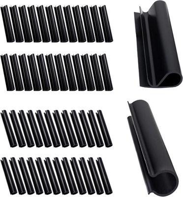 48 Pack Windproof Winter Pool Cover Clips - 2 Shapes Double Protection Pool Cove
