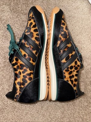 Adidas SL 72 OG “Leopard Print” Black Brown White Shoes (JI0187