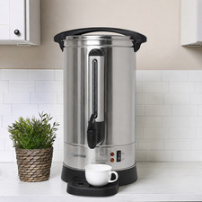 20L Hot Water Urn Boiler Tea Catering Electric Large Manual Fill Stainless Steel