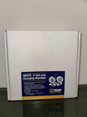 #ad Yellow Jacket 46013 Brute II Test amp; Charging Manifold w 60quot; Hoses Ball Valve $399.00