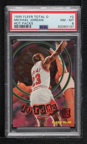 1995-96 Fleer Total O Hot Pack Michael Jordan #2 HOF 4bo