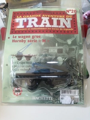 Hachette N°20 Echelle 0 Wagon Grue Hornby série M Neuf Sous Blister - Photo 1/2