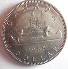 1968 CANADA DOLLAR - AU/UNC - Excellent Coin - Lot #A17